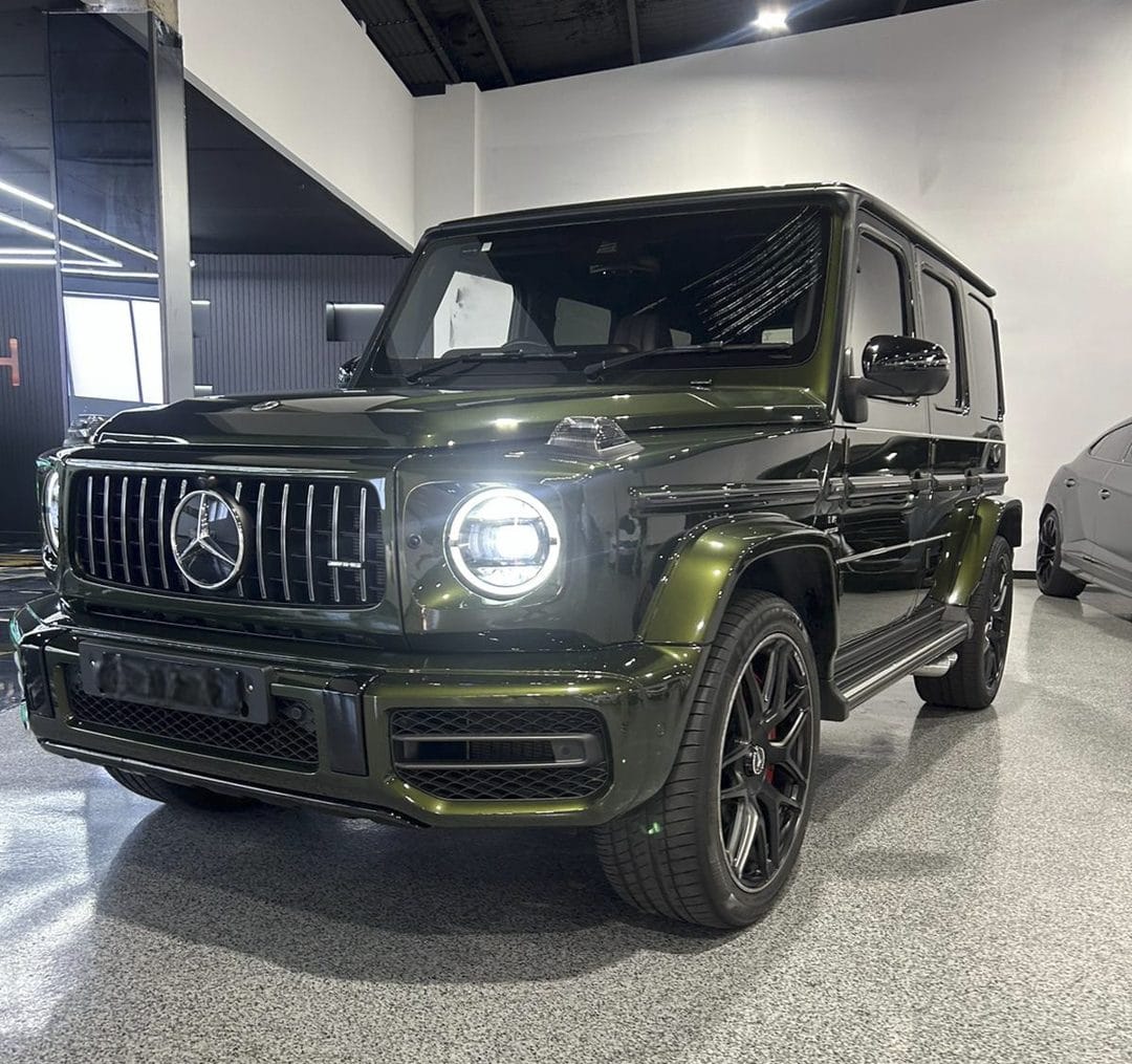 mercedes g63 olive green 4